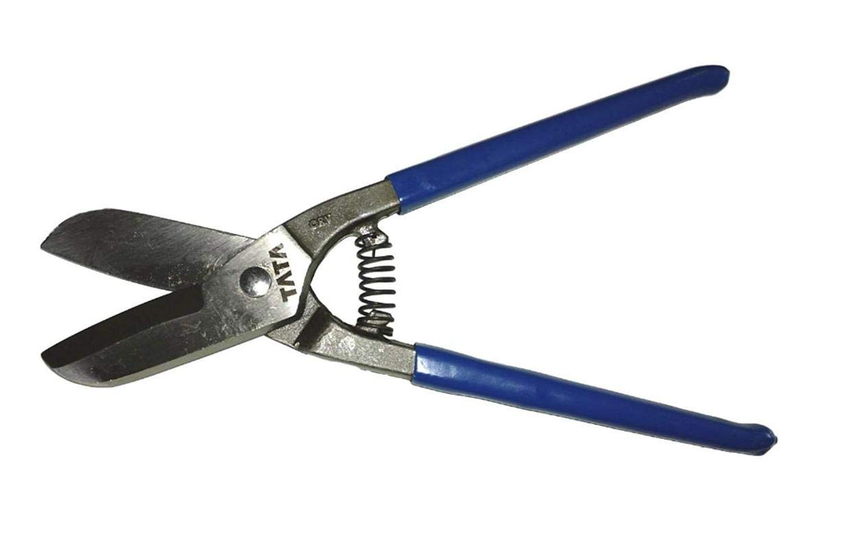Tata Agrico Tin Cutter with Spring 10" | Heavy-Duty Metal Shears for Cutting Tin, Aluminum & Light Steel
