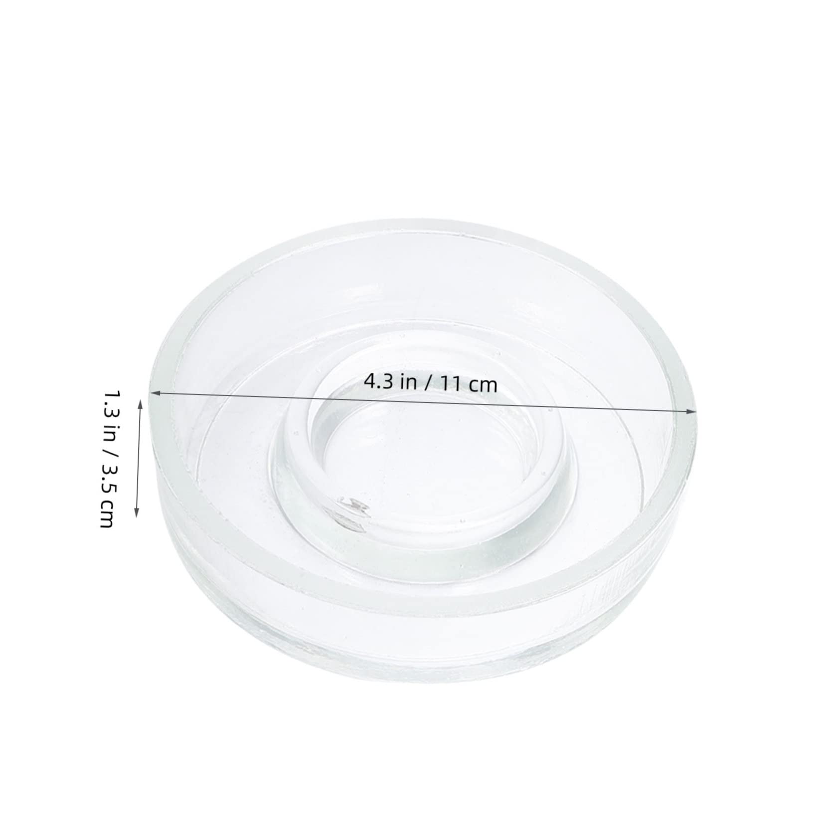 MUSISALY 1pc Glass Diffuser Petri Dishes with Lids Food Test Casserole Dish Labs Soil Test Dish Bioresearch Petri Dish Roasting Pan with Lid Laboratory Plant Cell Petri Dish Diffusion Dish