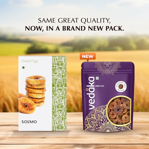 Image of Amazon Brand - Vedaka Dried Figs | 1 Kg | 500 g x Pack of 2 | Premium quality Figs (Anjeer) | Rich Source Of Fiber | Low in Fat | Ideal for Festive Gifting | Hygienically Packed