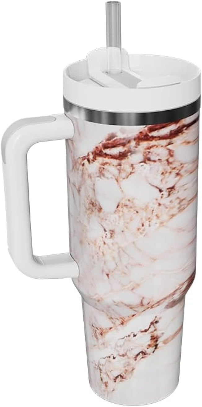Amazon.com | 40oz Tumbler Insulated Vacuum Stainless Steel Tumbler with ...