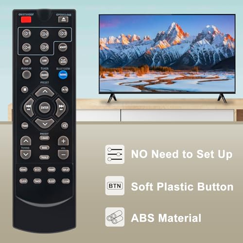 Télécommande RRMCGA409AWSA pour chaîne stéréo Sharp CDDH950 CD-BH250