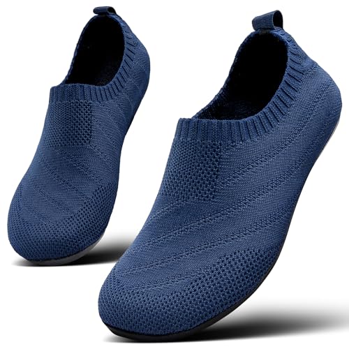 Sosenfer hausschuhe Damen Herren Bequem pantoffeln rutschfest Slip on Flache hüttenschuhe cozy slippers Unisex-SHLAN-42