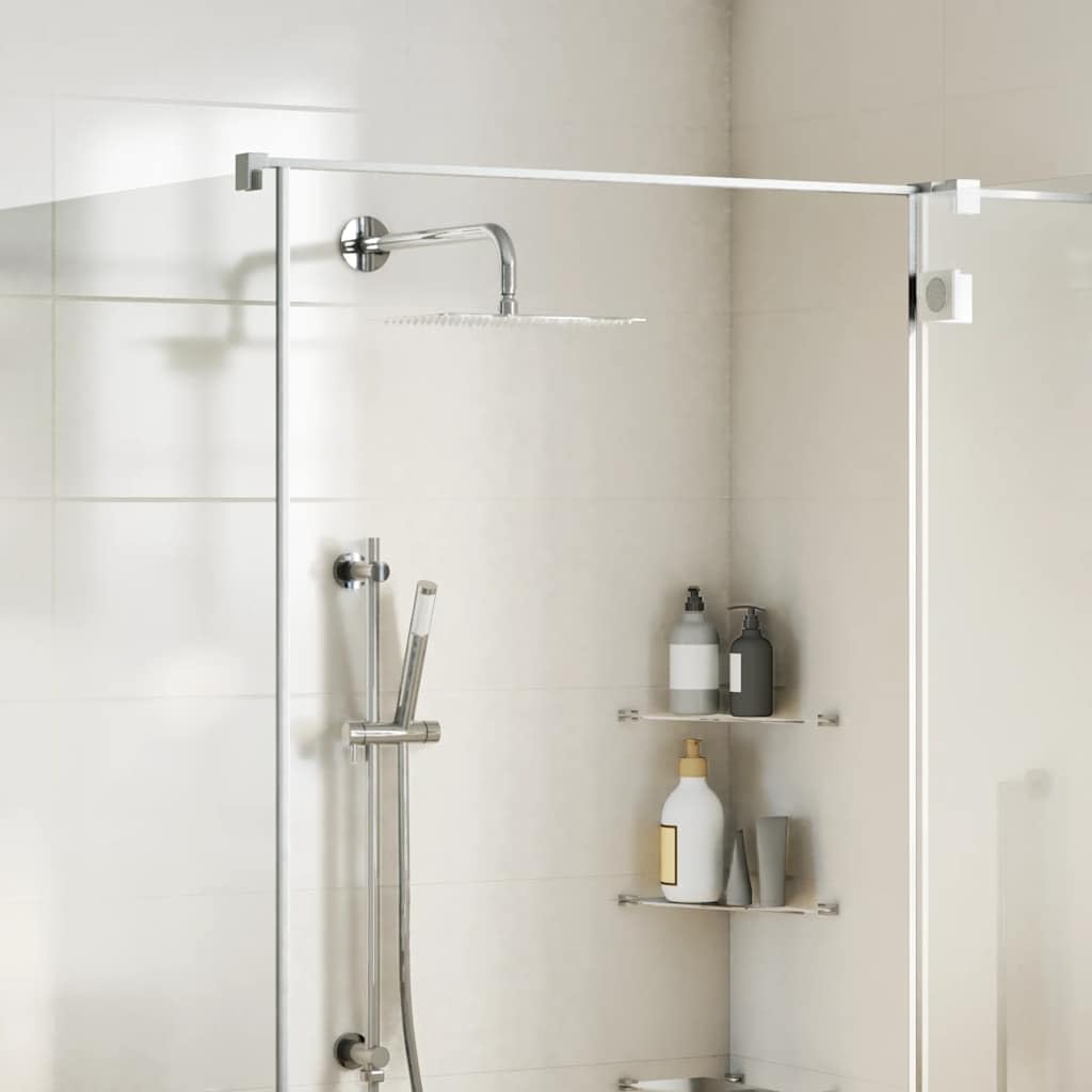 Douche à effet pluie anti-calcaire 30x20 cm rectangulaire en acier 304 pour douche