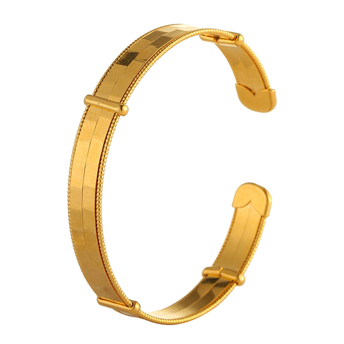 PengJin Women’s Gold C Type Bracelets, Made of Environmentally Friendly Alloy, Best Gifts for Birthdays and Anniversaries