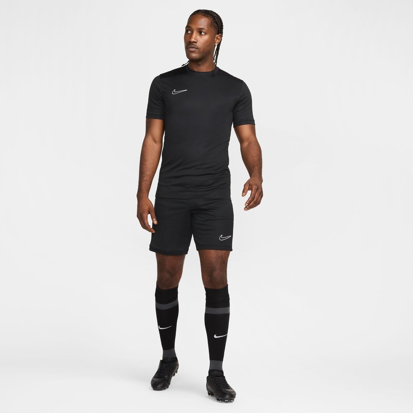 Nike Męskie Dri-Fit Acd25 Br Koszulka Black/Black/White/White M