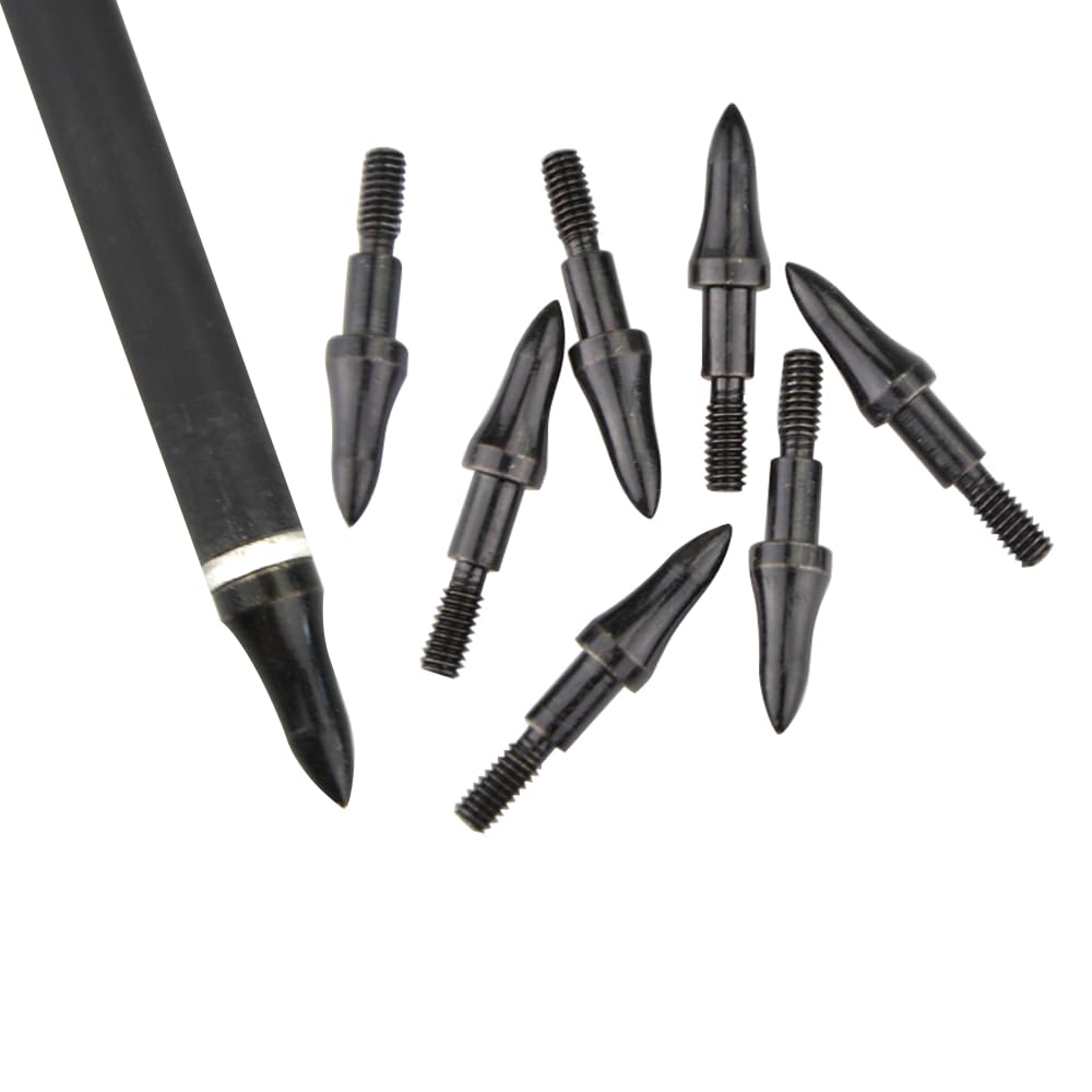 Pointes de tir à l'arc 75/100 Grain Field Points filetées pour Chasse Recurve Arc à poulies