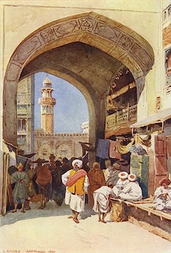 Peinture murale Lahore de Murray grand format pour salon cosy