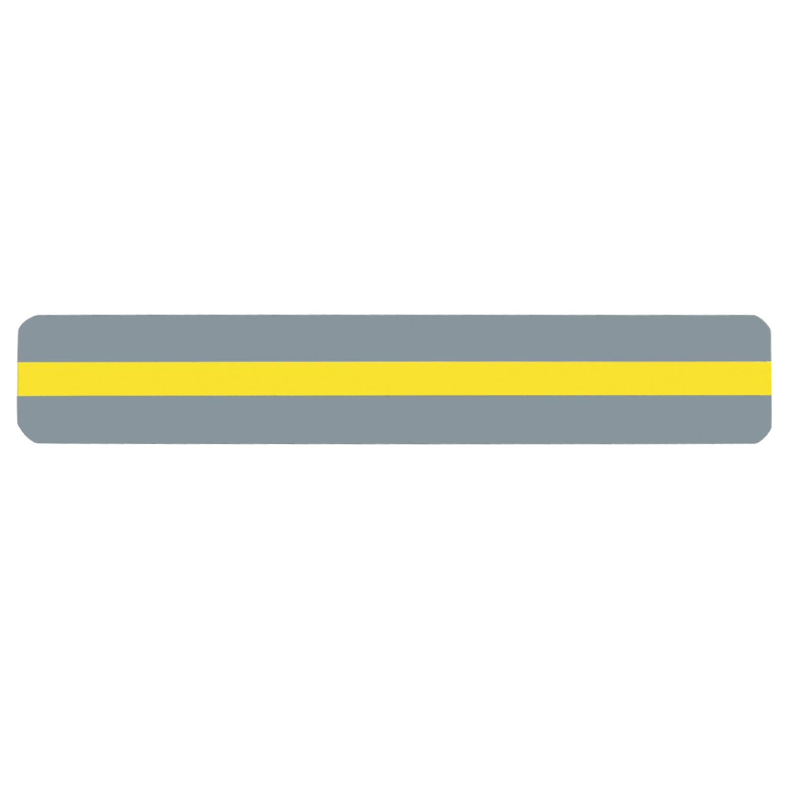 Ashley Productions ASH10800 Reading Guide Strip, 1.5" Wide, 8.5" Length, 0.05" Height, Yellow