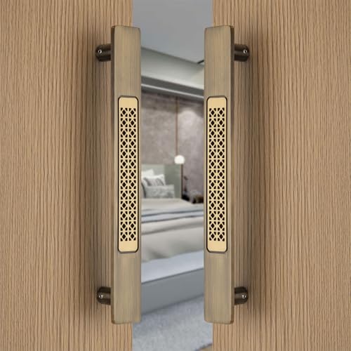Image of COMPASS Main Door Handles for Home 18 inch, Brass Door Handle for Main Door, Heavy Duty Pull Handle for Wooden, Glass & Metal Doors