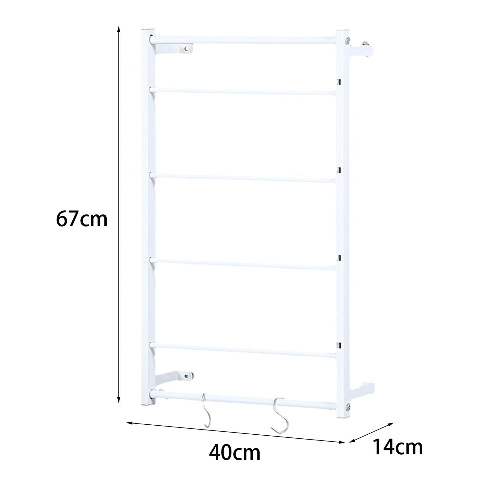 Porta rocchetti Porta Filo, espositore per Nastri, Porta Nastri per Nastri Washi, collane per fioristi, Bianco 40 cm x 67 cm