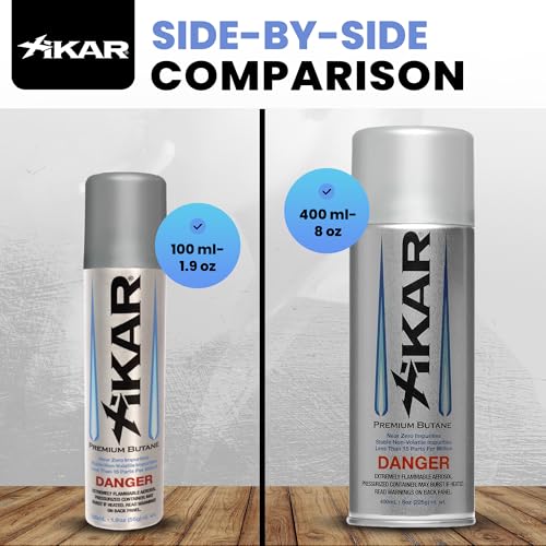Image of Xikar PUROFINE Butane Fuel Refill 100ml (3.38 fl oz) Canisters - 1 Pack
