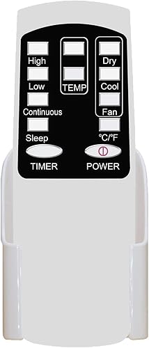 Control remoto de repuesto para Insignia NS-AC10PWH9 NS-AC12PWH9 NS-AC10PWH9-C NS-AC12PWH9-C portátil para ventana de habitación aire acondicionado