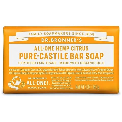 Dr. Bronner's Organic Citrus Bar Soap 140g Cover