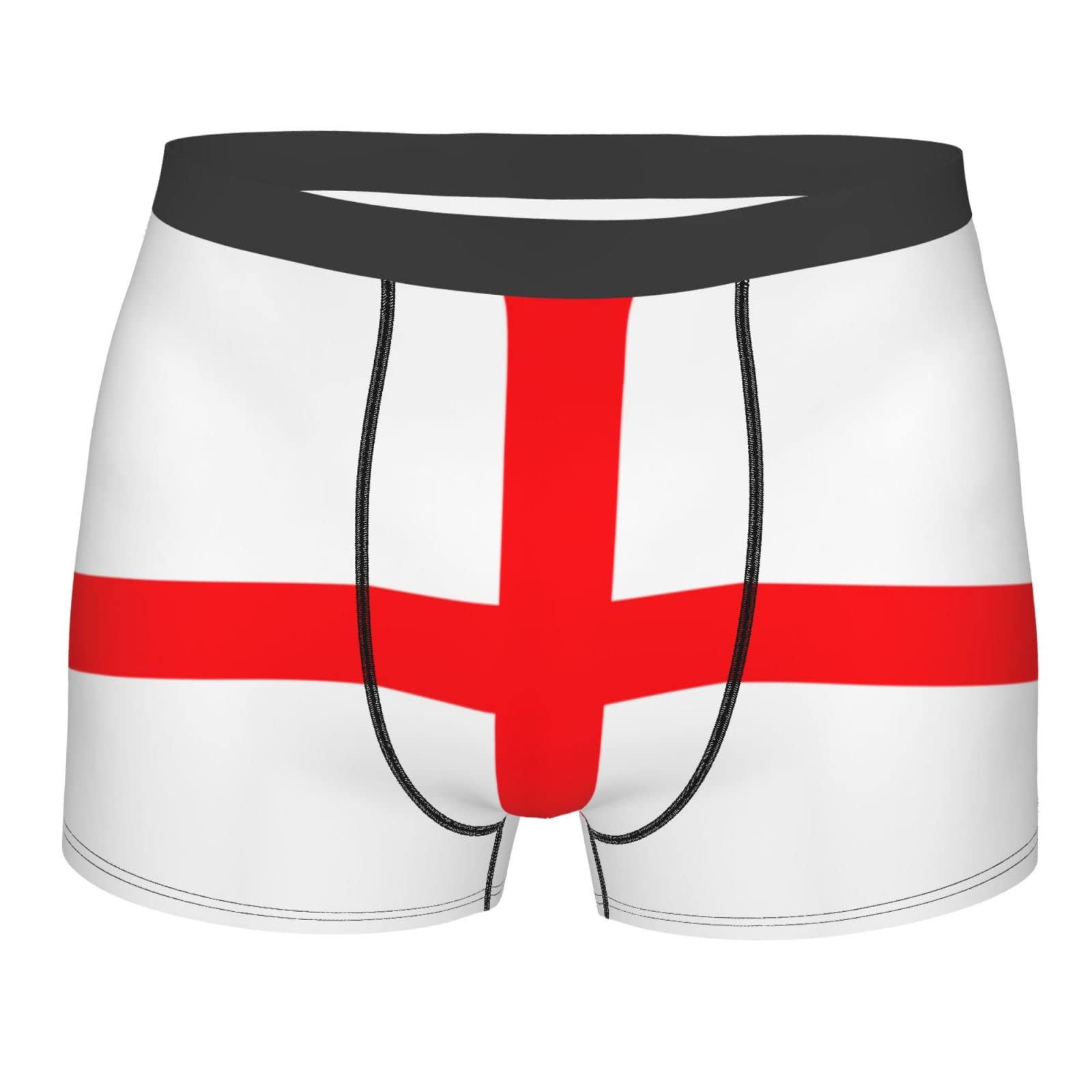 SMAZDFXX Mens England Underwear Stretch Boxer Brief