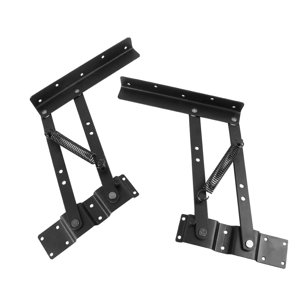 Lift up Top Modern Coffee Table Desk Mechanism Hardware Fitting Convertible Furniture Hinge Spring Stand Rack Bracket 240mm/9.45 Inch (Spring-actuated) 1