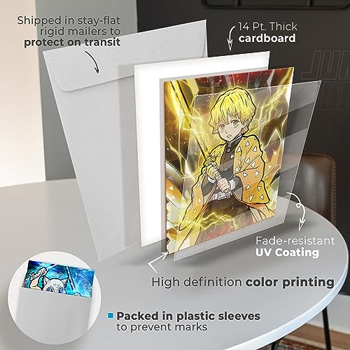 Jumant Anime Poster Set - Unframed 8X10 - Anime Posters For Room - Anime Wall Decor - Anime Room Decor For Bedroom - Anime Decor - Anime Wall Art #TOP1