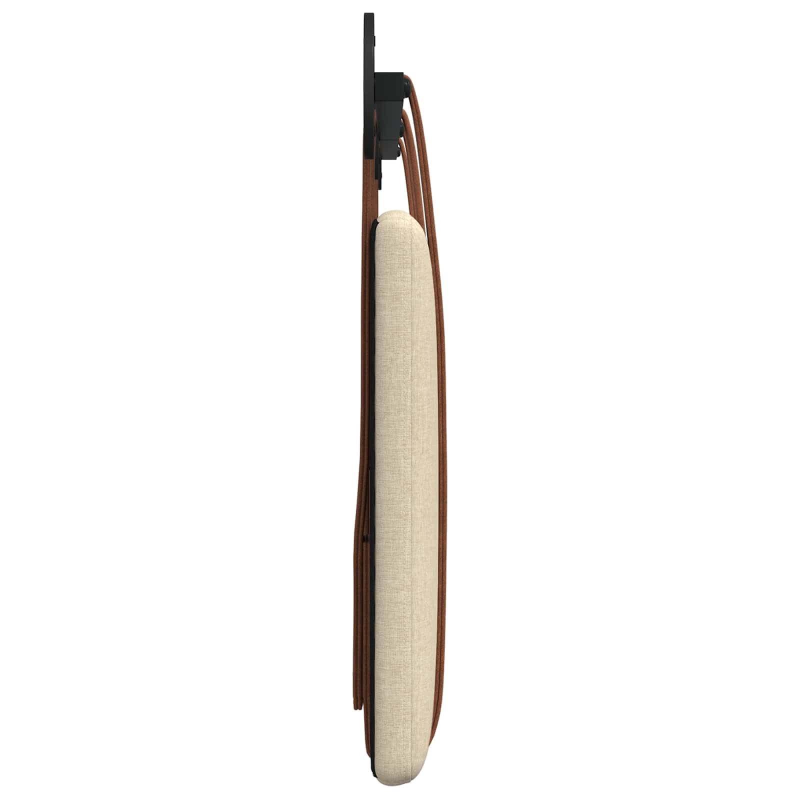 vidaXL Testata appesa Tinta Unita Crema 190 x 55 x 5 cm PU Antico, Testata Letto Moderna Rettangolare, Design da Montare, Accessorio Semplice e Funzionale per la Camera