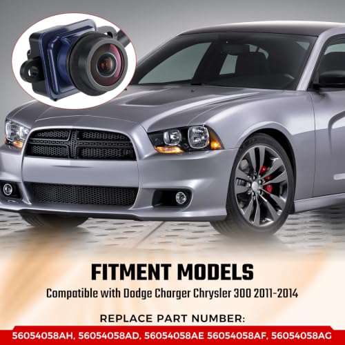 Image of Rear View Backup Camera Fit for Dodge Charger Chrysler 300 2011-2014 | Parking Assist Camera OE: 56054058AH 56054058AD 56054058AE 56054058AF 56054058AG