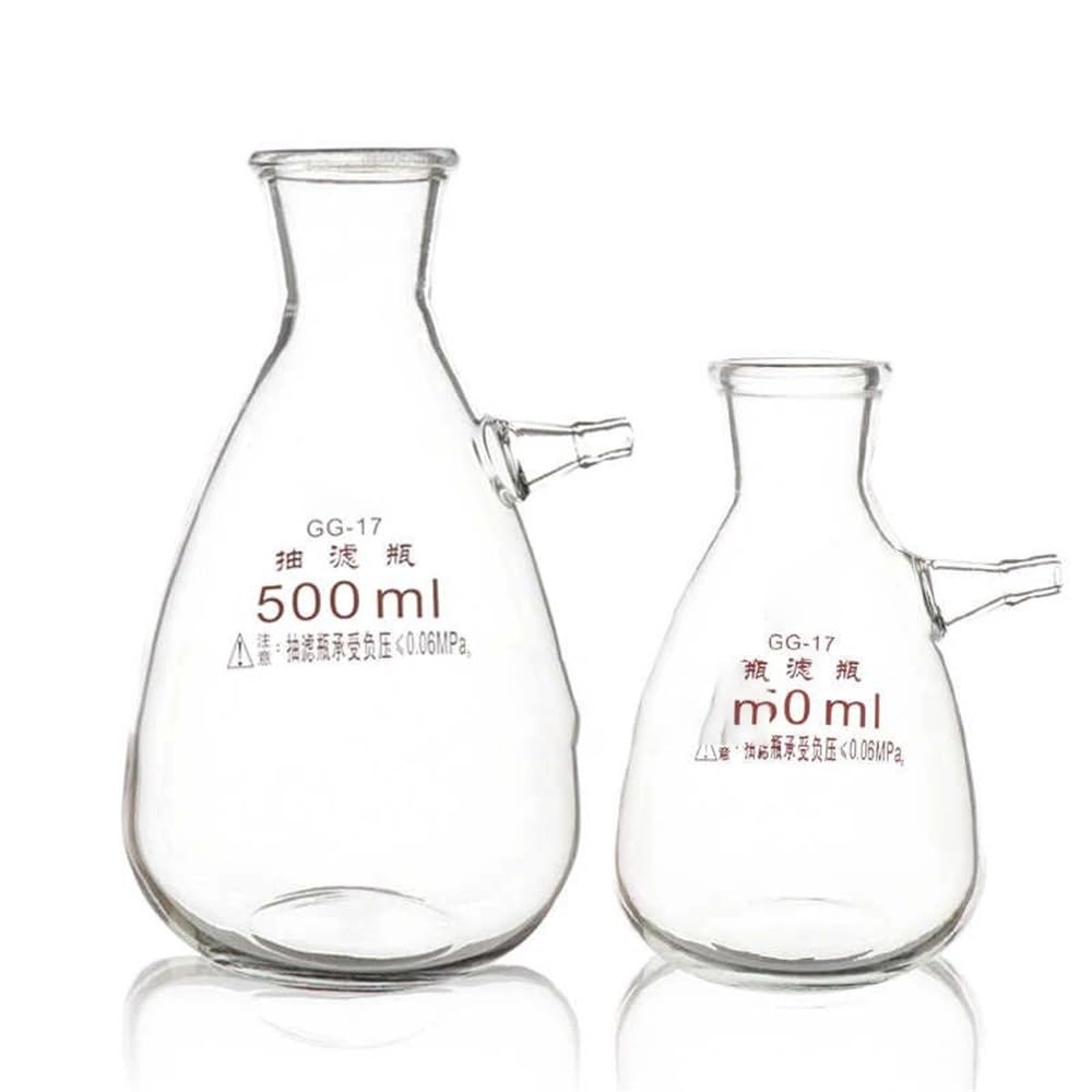 Labor-Buchner-Trichter 40 mm/60 mm/80 mm/100 mm 250/500/1000 ml Labor-Oberdüsen-Glaskolben-Trichterhalter(1000ml Flask 1piece)