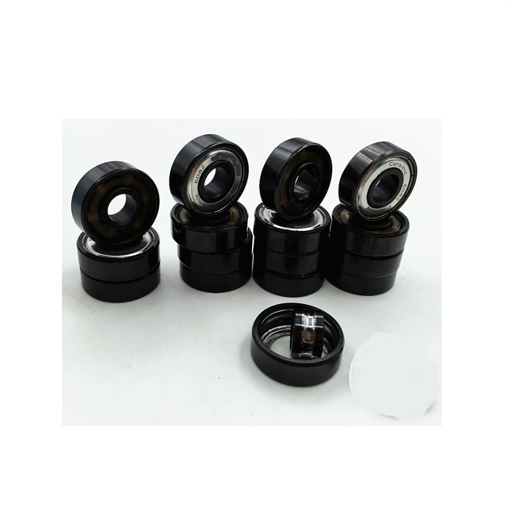 RFXOGTYFZ 8pcs 608 Bearing Speed Inline Skates Wheels Ceramic 608zz Skateboard Parts Longboard Skate Bearings