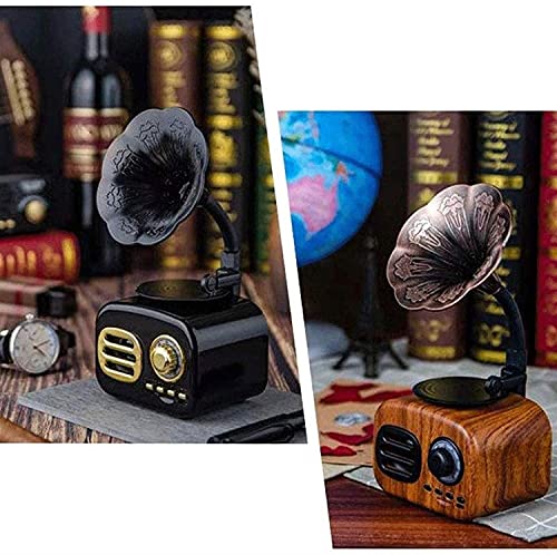 Tourne-Disque phonographe rétro Haut-Parleur Bluetooth avec klaxon en cuivre Platine Vinyle Gramophone Vintage… - Les Beatles, Paul McCartney, John Lennon, RIngo Starr, George Harrison Tourne-Disque phonographe rétro Haut-Parleur Bluetooth avec klaxon en cuivre Platine Vinyle Gramophone Vintage… – Image 3