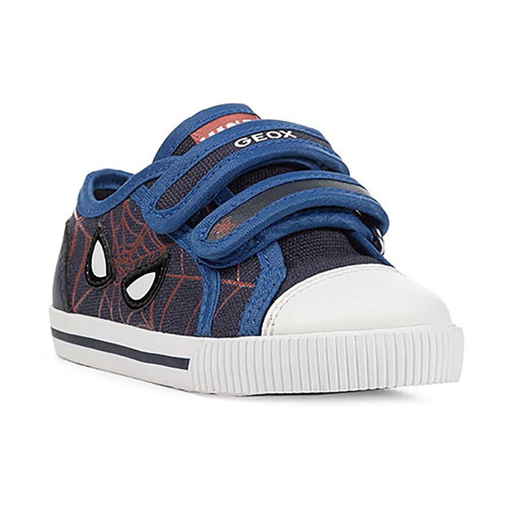 Geox Baby Boy's Kilwi 105 (Toddler) Navy/Red 24 (US 8 Toddler) M