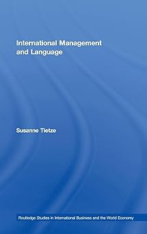 International Management and Language: 41 book cover