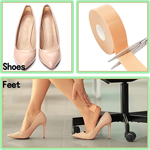 Image of MEXONIC Waterproof Rolls Foot Care Sticker Heel Grip Tape Hand Foot Care Protector Anti Slip Feet Pad Heel Insole Cushion Shoe Insert for Skin Tape Bandages for Friction on Feet,Toes, Hands, Shoes(3)