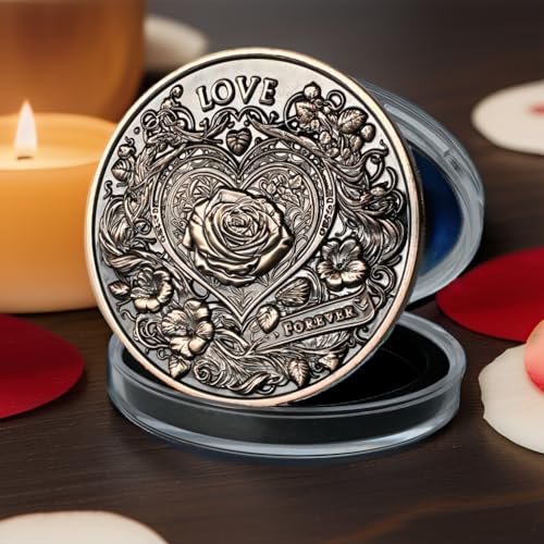 ZSALSTING - Love Coin Collection Challenge Coin: Unique Memento and Pocket Token Gift to Inspire and Make Him/Her Lucky - Perfect Commemorative Gift to Show Your Love and Appreciation-ZSALSTING - Thumbnail 7
