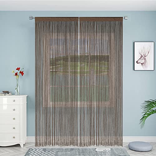 HSYLYM Door String Fringe Boho Dense Curtain For Room Divider 39"W × 110"L by HSYLYM - Used condition - Image 8