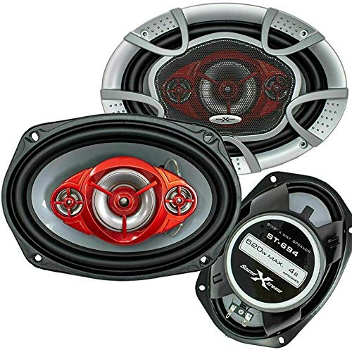 Reproductor Audiotek Single Din con Bluetooth y 2 pares de altavoces miniatura 2