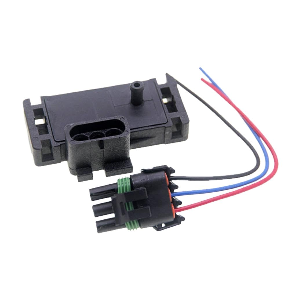 1 Year 4Bar 58 Psi 58psi Turbo Boost Pressure MAP Compatible with Automotive Motorcycle Parts for G-M Electromotive Motec with Plug Wire Pigtail