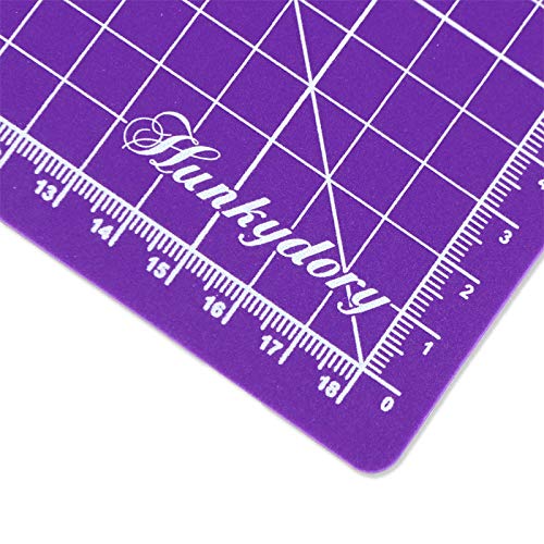 Hunkydory - Premier Craft Tools - Double Sided Self Healing Cutting Mat - 8" x 8" - PCT26, Purple - Image 4