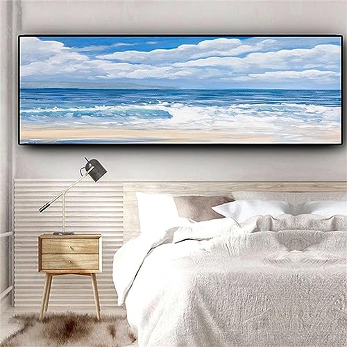 Diamond painting plage et mer pour décoration murale du salon ou chambre
