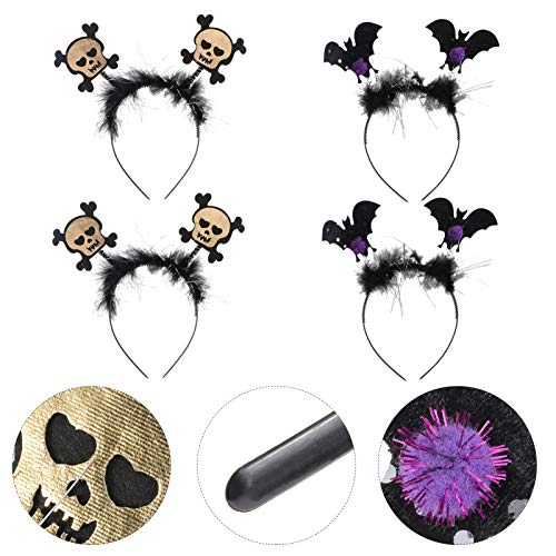 FRCOLOR 4 Pezzi Halloween Pipistrello Ala Fascia