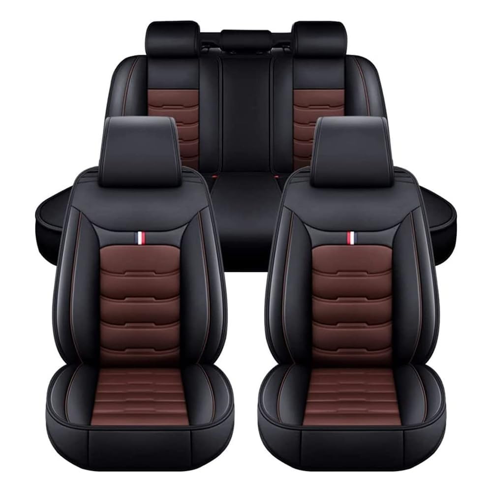Mauxpiao C Ar Seat Overs Full Set For Hyundai Ioniq Hybrid 2016 2019 Leather Front And Rear Seat Ushion Set Waterproof Breathable Accessories 5 Seats Universal Fit/C/Standard Set