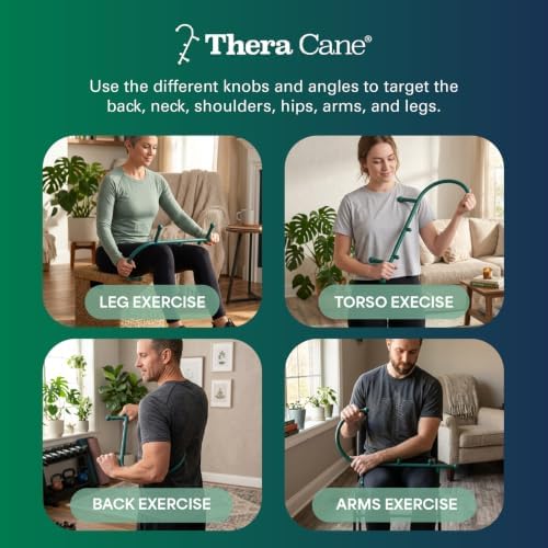 Thera Cane 마사지기: 그린 — 사진 5