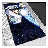 ITBT Gintama XXL Anime Alfombrilla para ratón 800 x 300 mm - Speed Gaming Mousepad - Mouse Pad para Ordenador - 3mm Goma Antideslizante, para Gamers Ordenador, PC y Laptop, A