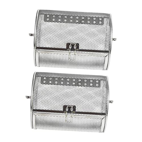 Mikinona Rotary Baking Cages Grilling Accessories Compact Design for Efficient Cooking Storage