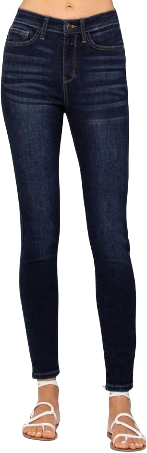 Judy Blue Handsand Skinny Jeans! A Classic Style! (Style: 82253) (20) Blue