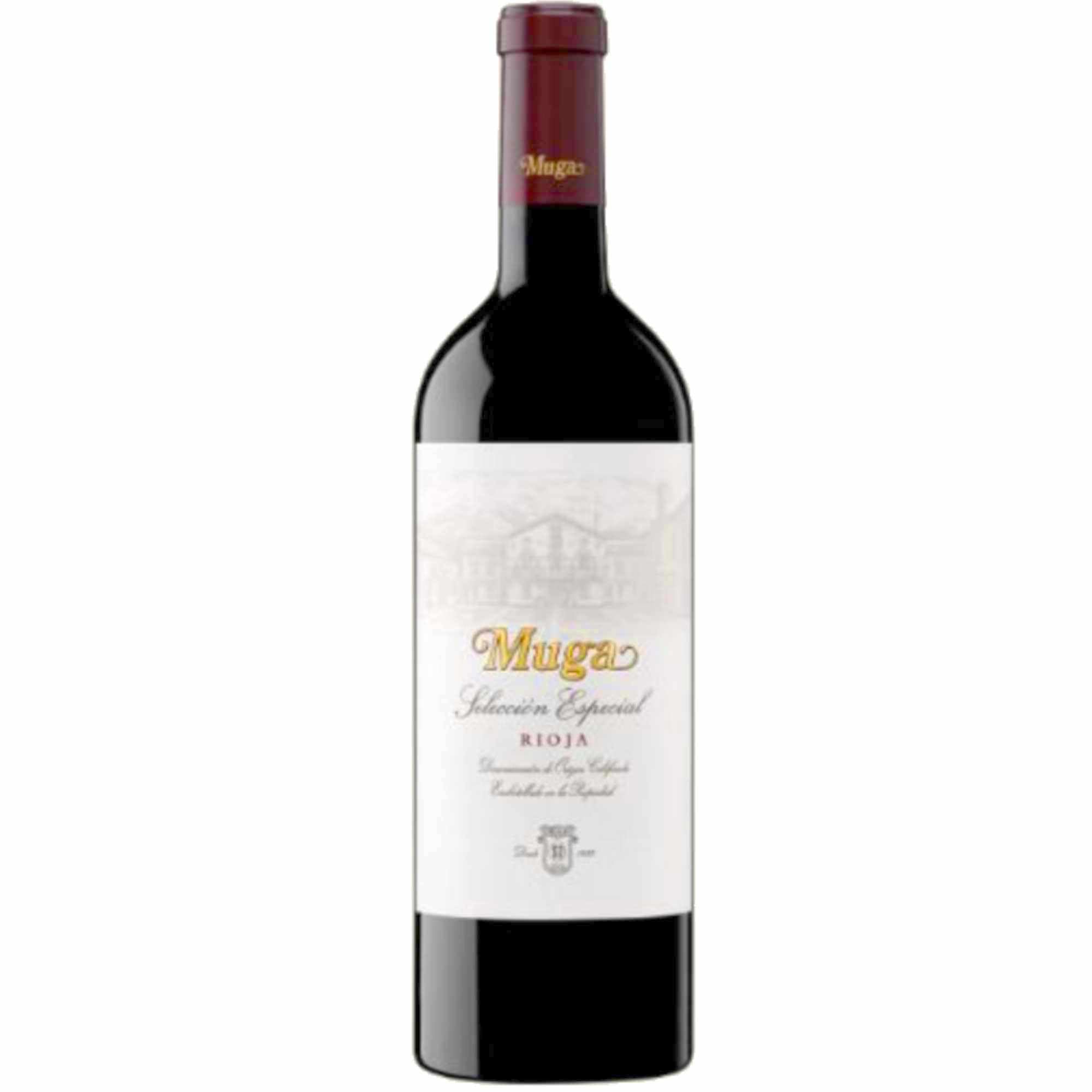 usy Bundle für Muga Rot Sel. Especial Reserva (750ml Flasche) + usy Block