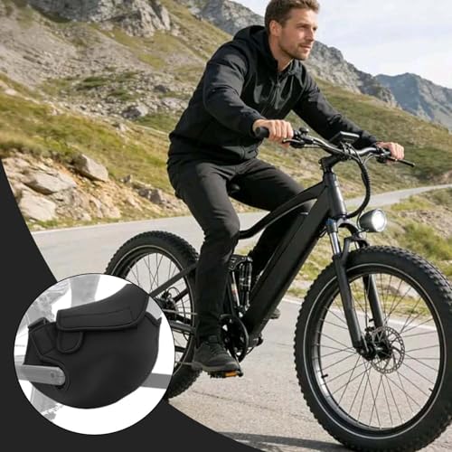 Cubierta de motor para bicicleta eléctrica cortavientos y funda de protección para transporte 3