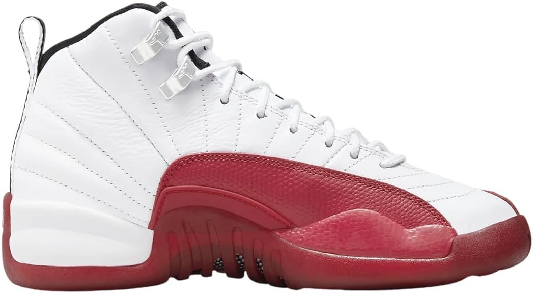 Jordan Youth Air 12 Gs Cherry - White/Black/Varsity Red - Size 6.5Y