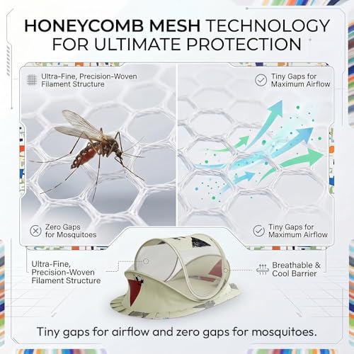 Image of StarAndDaisy Baby Mosquito net for Baby, Breathable mesh-Sleeping Nest for Baby's Peaceful Sleep, Baby Sleeping Pod.