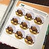 American Bison Buffalo Herd on The Plains 2" Planner Calendar Scrapbooking Crafting Clear Stickers #4