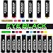 DALVGFN Purple Glitter Eye Black Stick, Anti-Glare Eyeblack for Baseball Football Softball Lacrosse Accessories, Sweat-Proof Sport Face Paint, Smooth & Long Lasting, Rich Full Coverage Shimmery Color