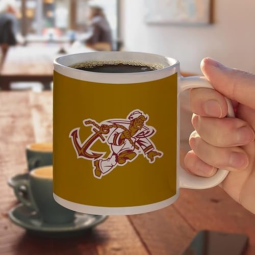 Vista 1443 de GRAPHICS & MORE Taza de café de cerámica con logotipo secundario de la Universidad Bob Jones, tazas de regalo novedosas para café, té y bebidas