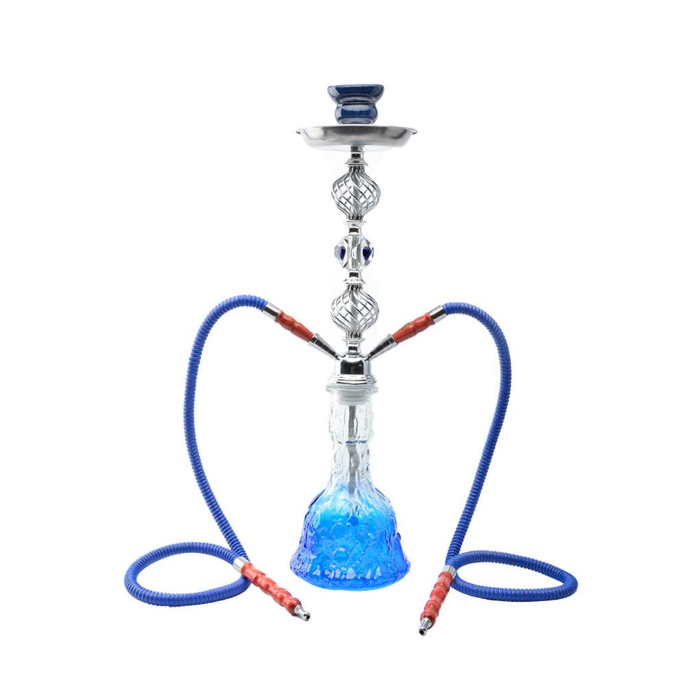 Hookah, double pipe water smoke smoke bottle finished suit, Crystal glass, Hookah Tips Oil Burner Smoking Pipe, Hookah Smoking Accessories