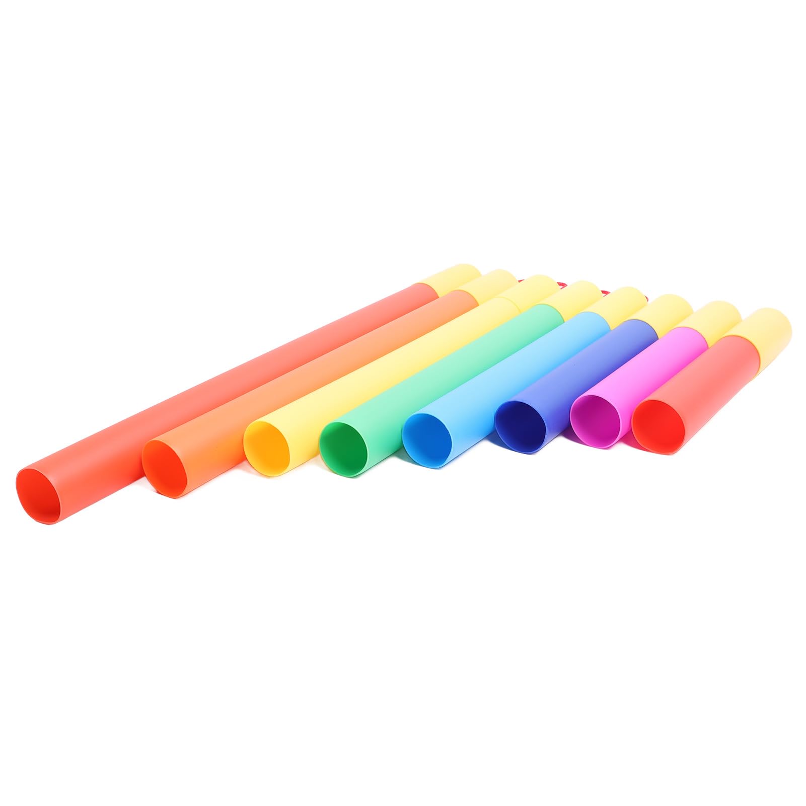 Irfora Set di 8 Tubi Sonori Colorati Strumenti Musicali a Percussione per