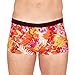 Hom - Hommes - Swim Shorts 'Equatorial' - Maillots de Bain de Haute qualité avec Impression de Fleurs - Orange - M